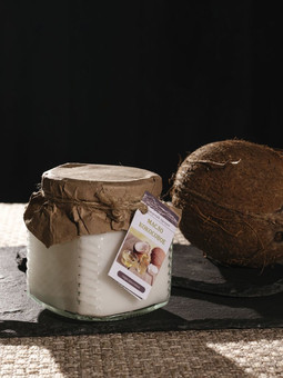 Coconut butter (oak press), glass